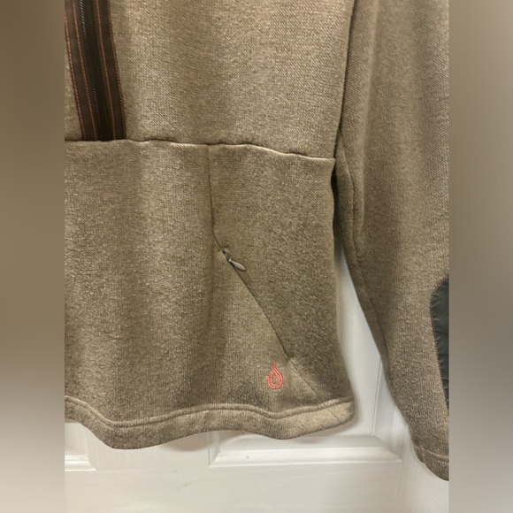 Isis Womans M Olive Green Quarter Zipper Jacket - Picture 2 of 8